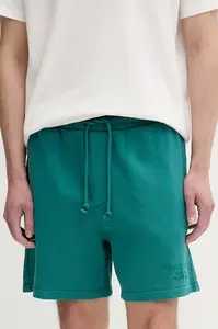 Tommy Jeans teplákové šortky pánske bavlnené