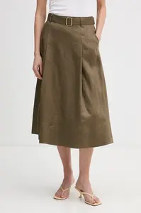 Tommy Hilfiger áčková sukně lněná