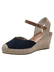 Tamaris Espadrilky  béžová / tmavomodrá / hnedá