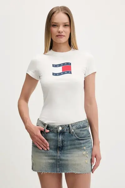 Tommy Jeans tričko dámské bavlněné