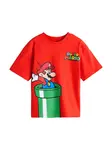 Next Tričko 'Mario Gaming'  telová / modrá / zelená / červená
