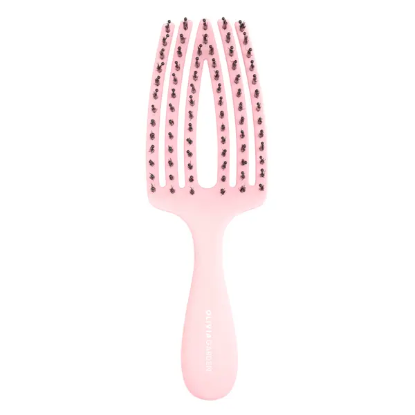 Dětský kartáč na vlasy Olivia Garden Fingerbrush Kids - pastelově růžový + dárek zdarma