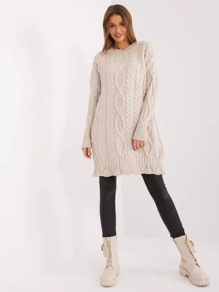 Dress-LC-SK-8012-2.25P-Light Beige