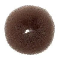 Kulatá výplň do drdolu Sibel - hnědá, 11 cm (9503020)
