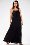 Awama Woman's Dress A582 Black