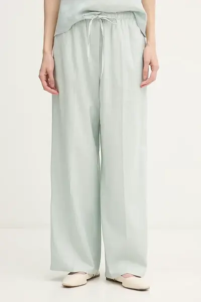 Calvin Klein Jeans kalhoty dámské se lnem