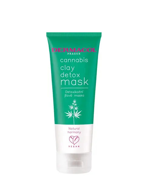 Dermacol Detoxikační jílová maska s konopným olejem Cannabis (Clay Detox Mask) 100 ml