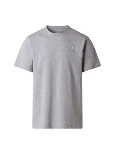 THE NORTH FACE Tričko 'Evolution Simple Dome'  sivá / biela