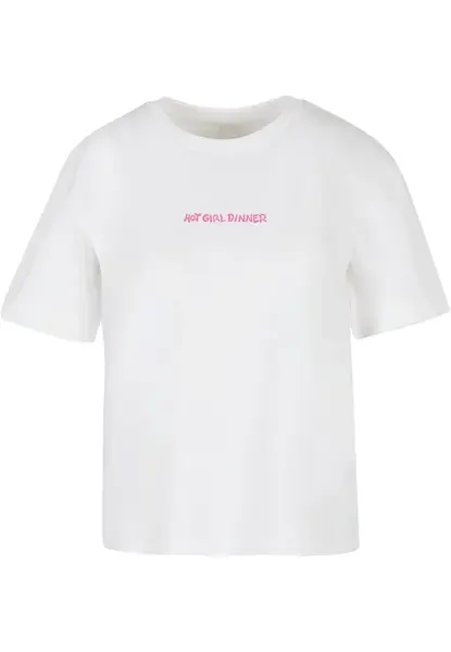 Women's Hot Girl Dinner T-shirt White