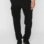 Men's sweatpants Terry Wide black