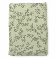 A Little Lovely Company - Mušelínová osuška XL, leaves - sage