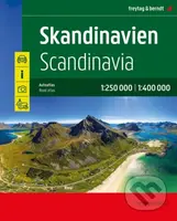 Skandinavie - Autoatlas 1:200.000-1:400.000