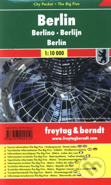 Berlin 1:10 000 (Mapa mesta-vrecková - Platná do konca roka 2022)