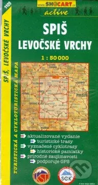 Spiš, Levočské vrchy 1:50 000 (Turistická mapa 1109)