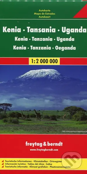 Kenia, Tansania, Uganda 1:2 000 000 (Automapa)