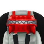 NapUp Čelenka podopierajúca hlavu v autosedačke - červená NU-RED