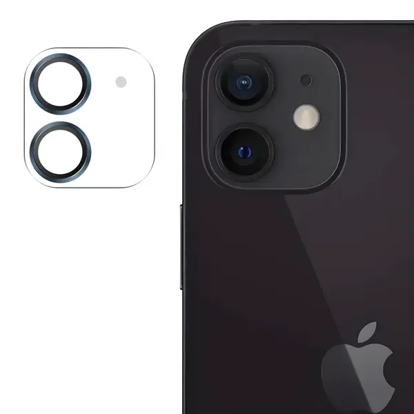 Ochranné sklo na kameru pre Apple iPhone 12 - Strieborná H14019