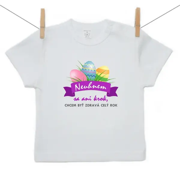 Boodyy Tričko s krátkym rukávom Neuhnem sa ani krok II 86 (12-18 mesiacov)