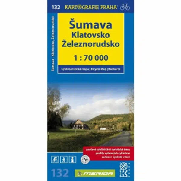 1: 70T(132)-Šumava/Klatovsko,Železnorudsko (cyklomapa)
