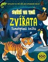 Samolepková knížka - Svítí ve tmě - Zvířata