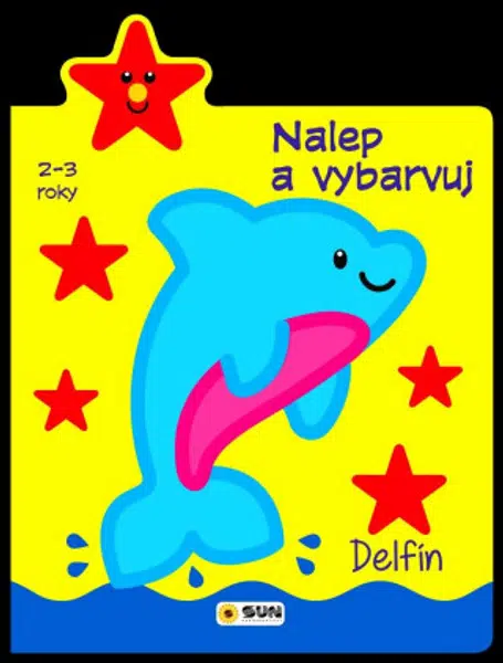 Nalep a vybarvuj - Delfín 2-3 roky