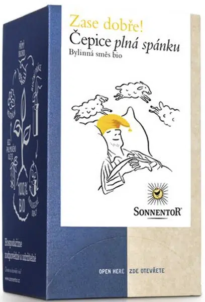 Čepice plná spánku (čaj bio, bylinná směs, porcovaná, 27 g)