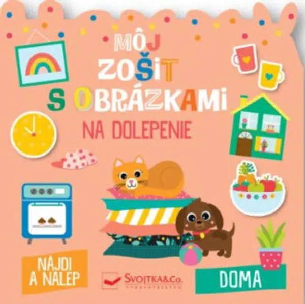Môj zošit s obrázkami na dolepenie Doma
