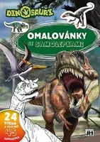 Omalovánky se samolepkami - Dinosauři - kolektiv autorů