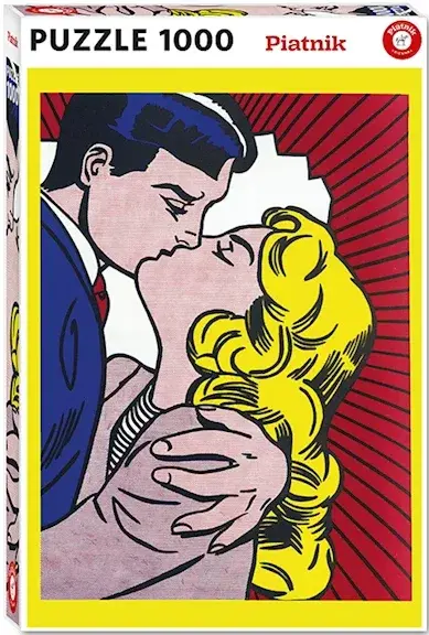 Puzzle Lichtenstein: Kiss III. 1000 dílků
