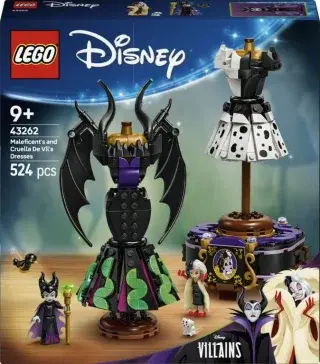 Šaty Zloby a Cruelly de Vil - LEGO® Disney (43262)