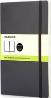 Zápisník MOLESKINE měkký čistý černý L