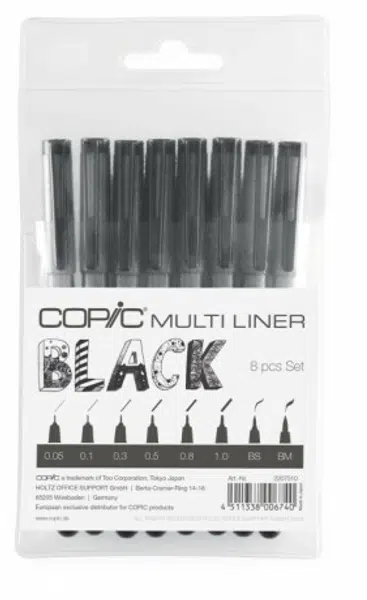 Sada linerů Copic 8ks