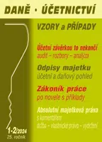 DÚVaP 1-2/2024 Účetní a daňové odpisy majetku
