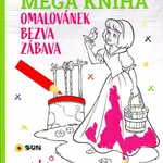 Mega kniha omalovánek-Růžová