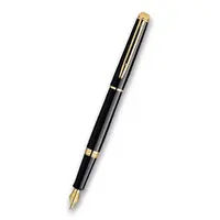 Plnicí pero Waterman Hémisphère Black Lacquer GT - hrot M