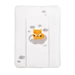 Přebalovací podložka měkká New Baby Liška bílá 70x50cm