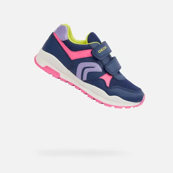 Dark Blue Girls' Sneakers Geox Pavel - Girls