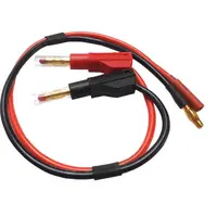 Nabíjecí kabel s banánky - 4mm (F+)(M-)