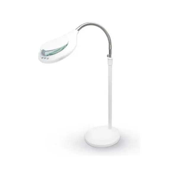 Lightcraft podlahová LED lampa s lupou a podstavcem