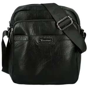 Pánská crossbody taška černá - Coveri Kaan