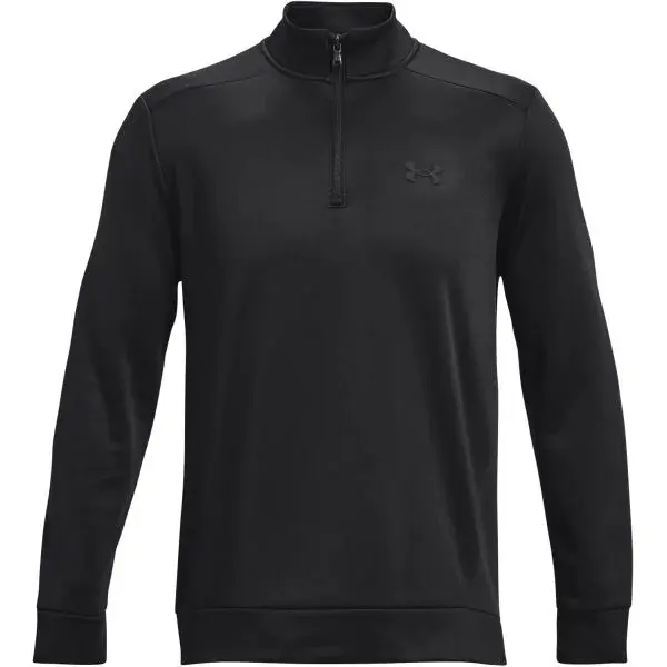 Under Armour ARMOUR FLEECE 1/4 ZIP Pánská fleecová mikina, černá, velikost M