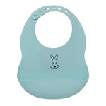 Natty Bryndák silikonový se zapínáním světlemodrý bez BPA