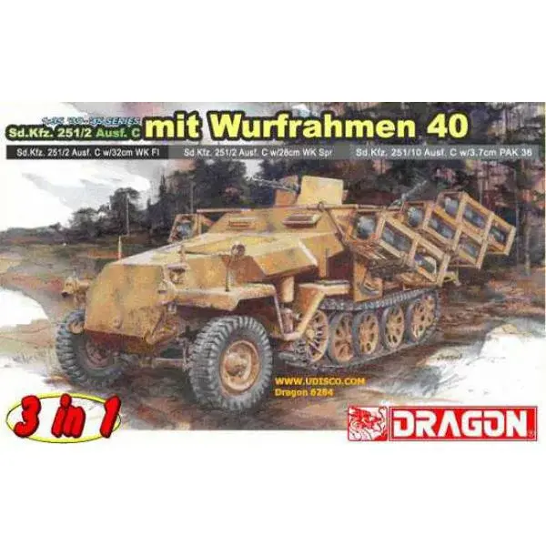 Model Kit military 6284 - Sd.Kfz.251 Ausf.C mit WURFRAHMEN 40 (1:35)