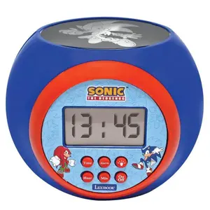 Budík s projektorem Ježek Sonic