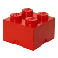 LEGO® úložný box 4 - červená 250 x 250 x 180 mm
