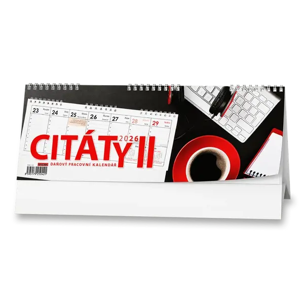 Stolní kalendář Citáty II 2026 - pracovní