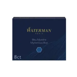 Atramentové bombičky Waterman, 8ks modročierne