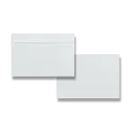 Bílá obálka Clairefontaine - C6, samolepicí, bez okénka