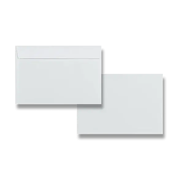 Bílá obálka Clairefontaine - C6, samolepicí, bez okénka