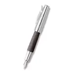 Plnicí pero Faber-Castell e-motion Wood Black - hrot F